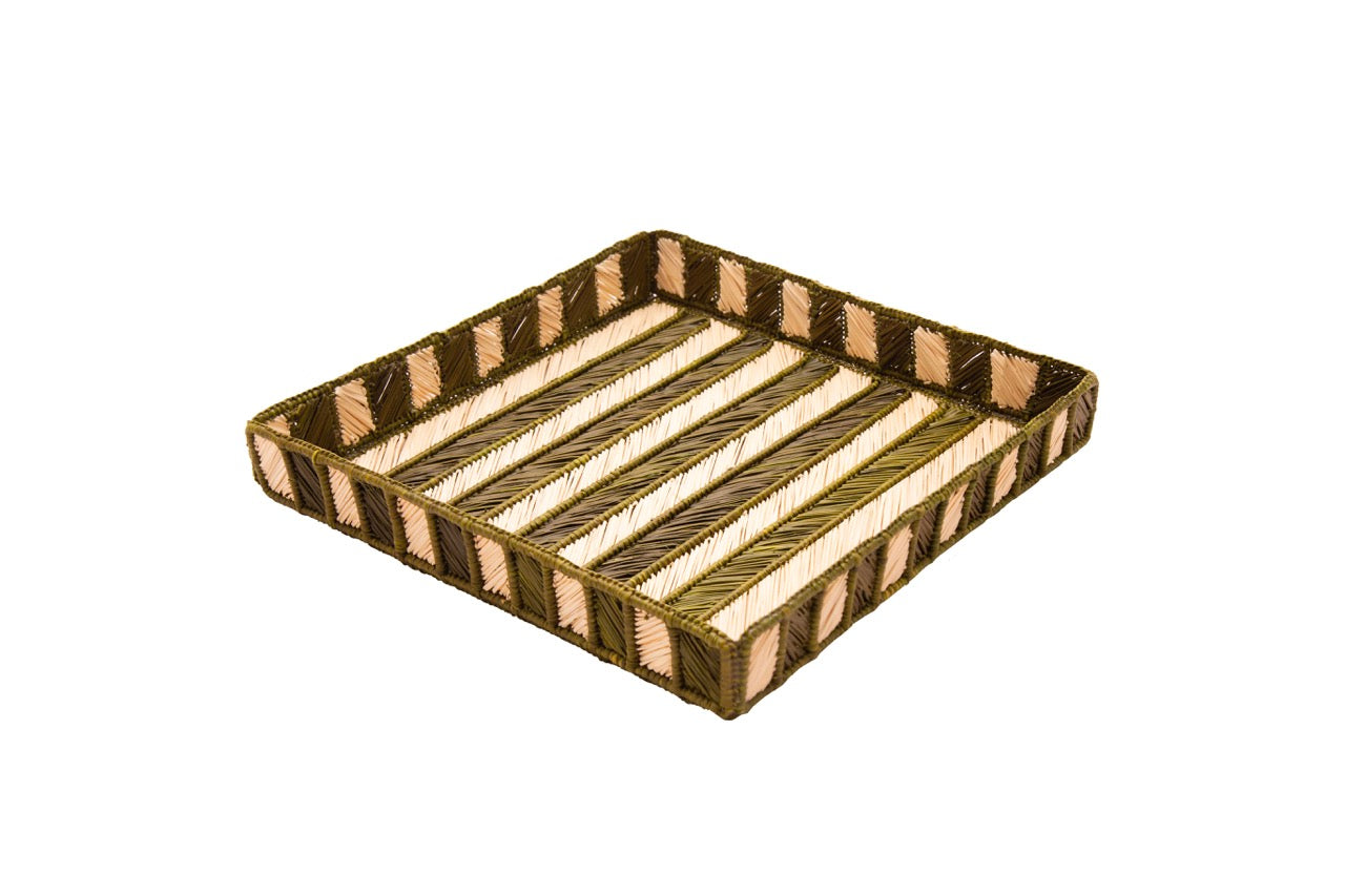 Rayas Large Square Tray