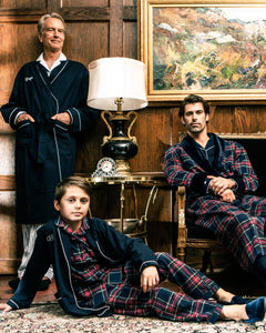 Men’s Windsor Tartan Velvet Robe