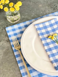 Mack Blue Gingham Placemat