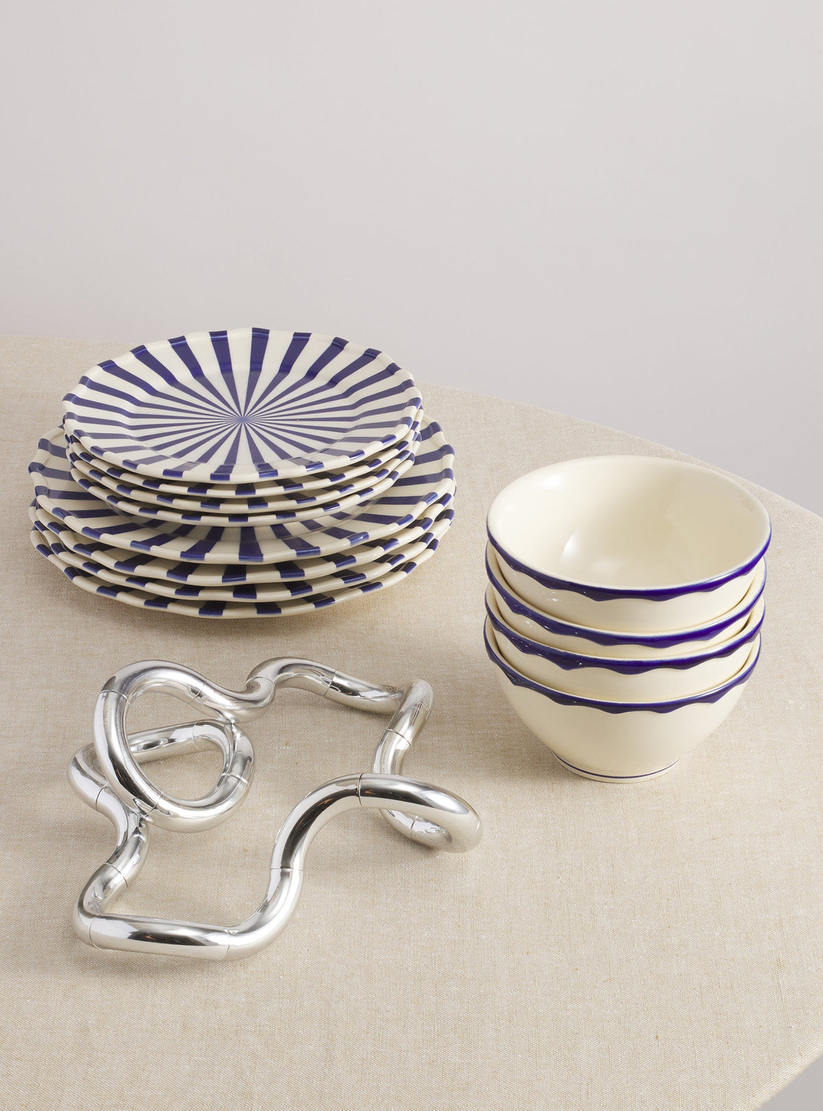 Mafalda 12-Piece Set with Cereal Bowl