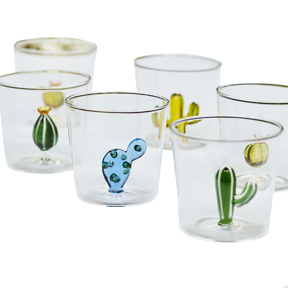 Margarita Cactus Glasses - Set