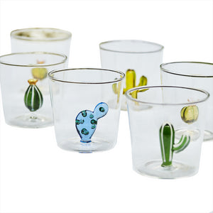Margarita Cactus Glasses - Set