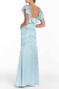 Katharina Light Blue Ruffled Bodice Gown