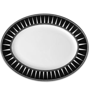 Marrakech Large Oval Rimmed Platter - Caskata