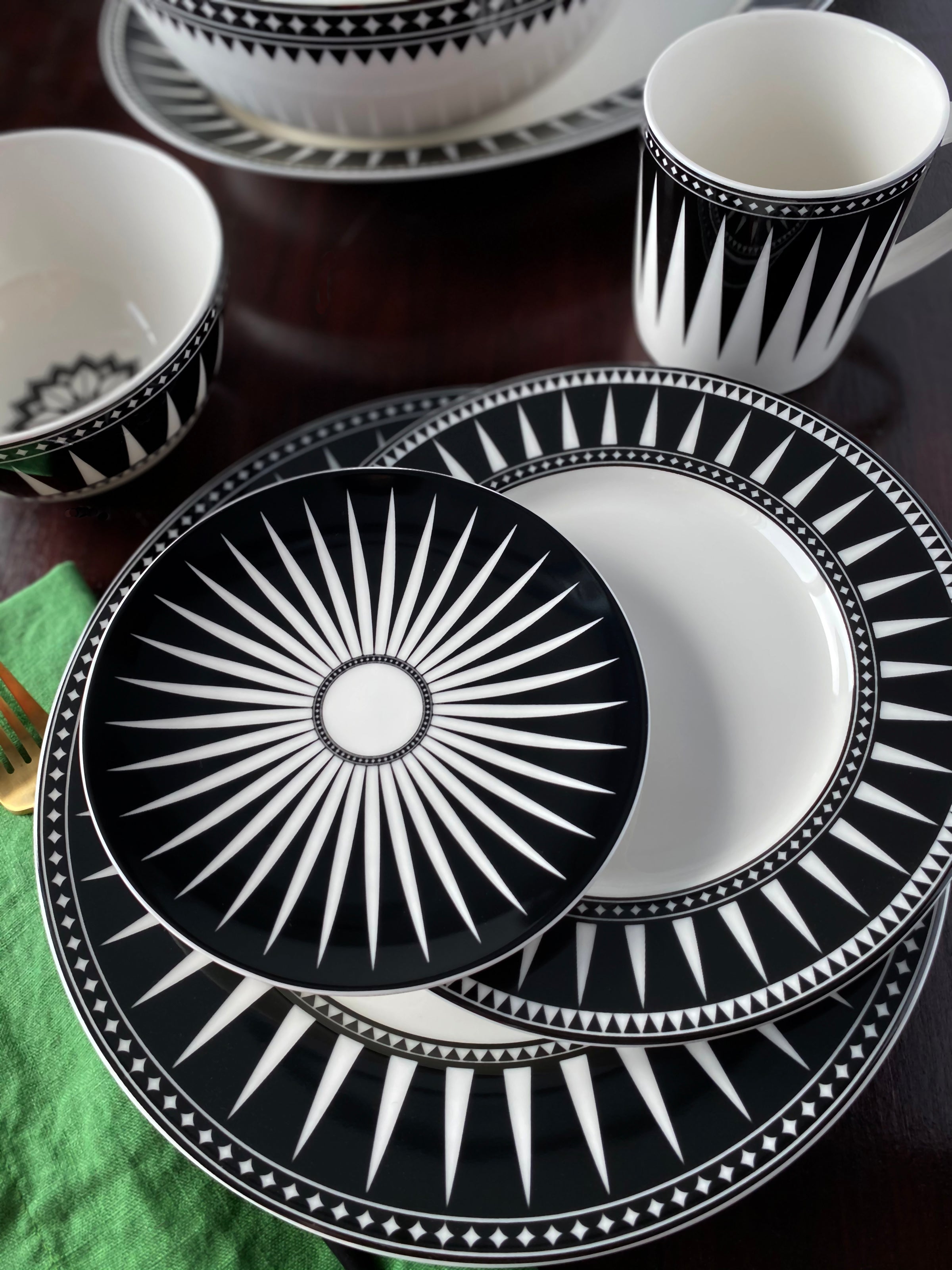 Marrakech Canapes Plates Boxed, Set of 4