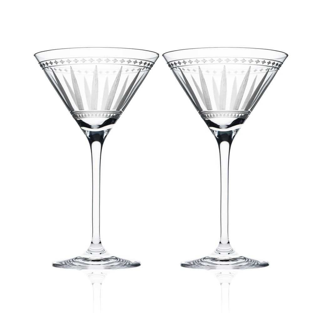 Marrakech Martini Glasses Set of 2 - Caskata