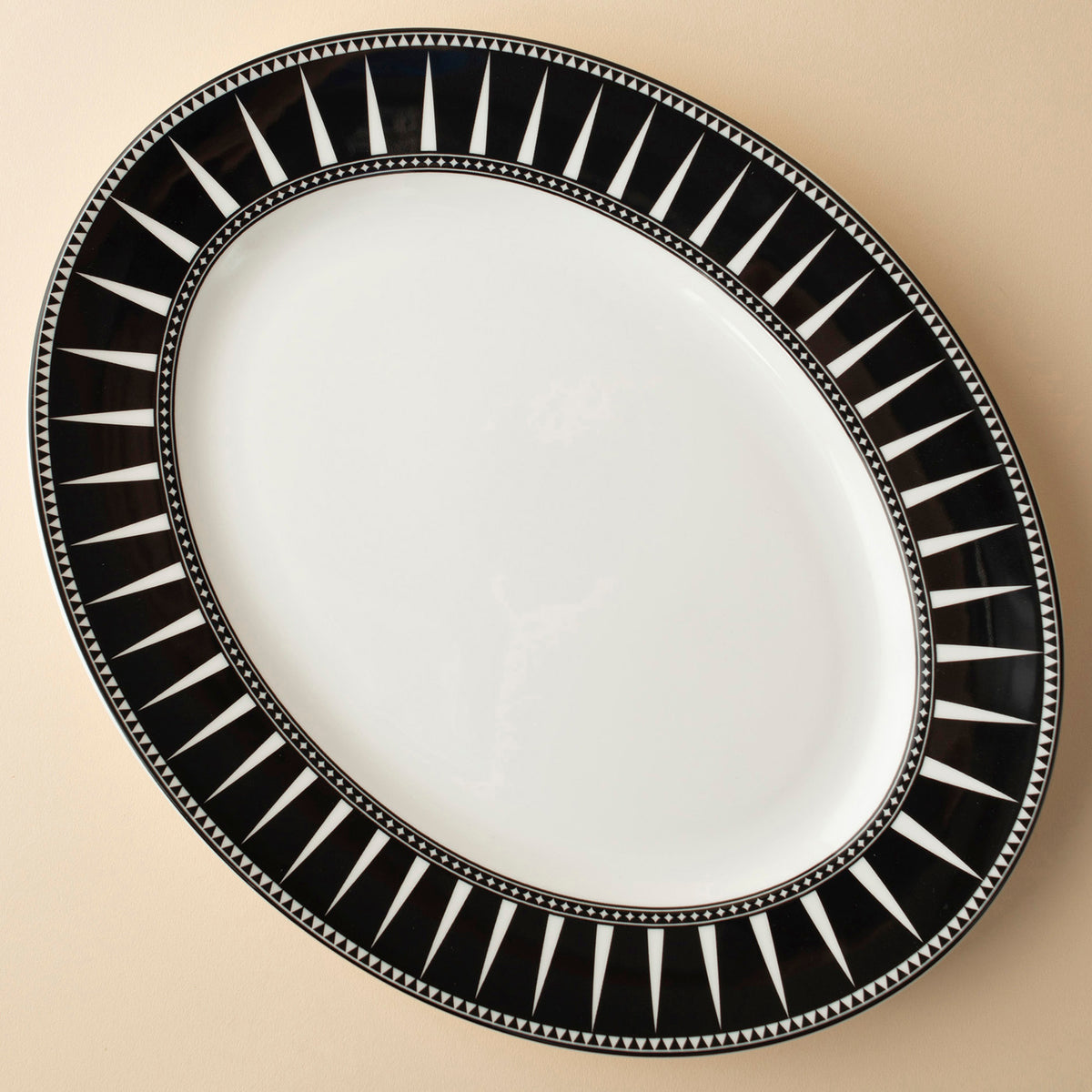 Marrakech Large Oval Rimmed Platter
