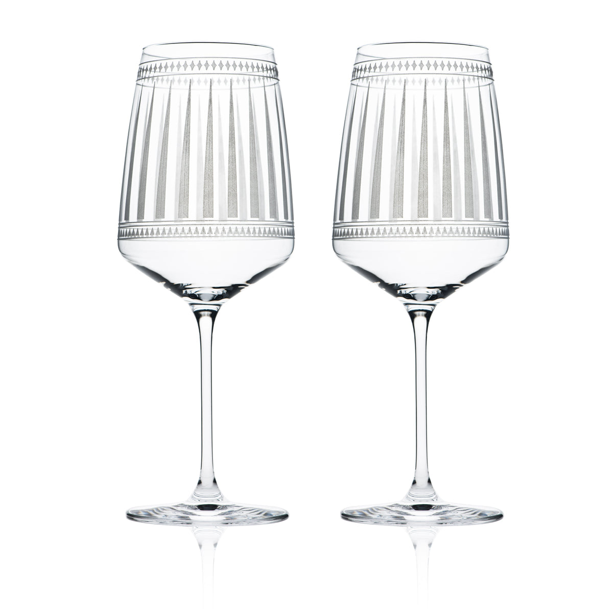 Marrakech White Wine Glasses Set of 2 - Caskata