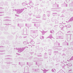 Joy Street Kids Martha's Vineyard print detail, violet