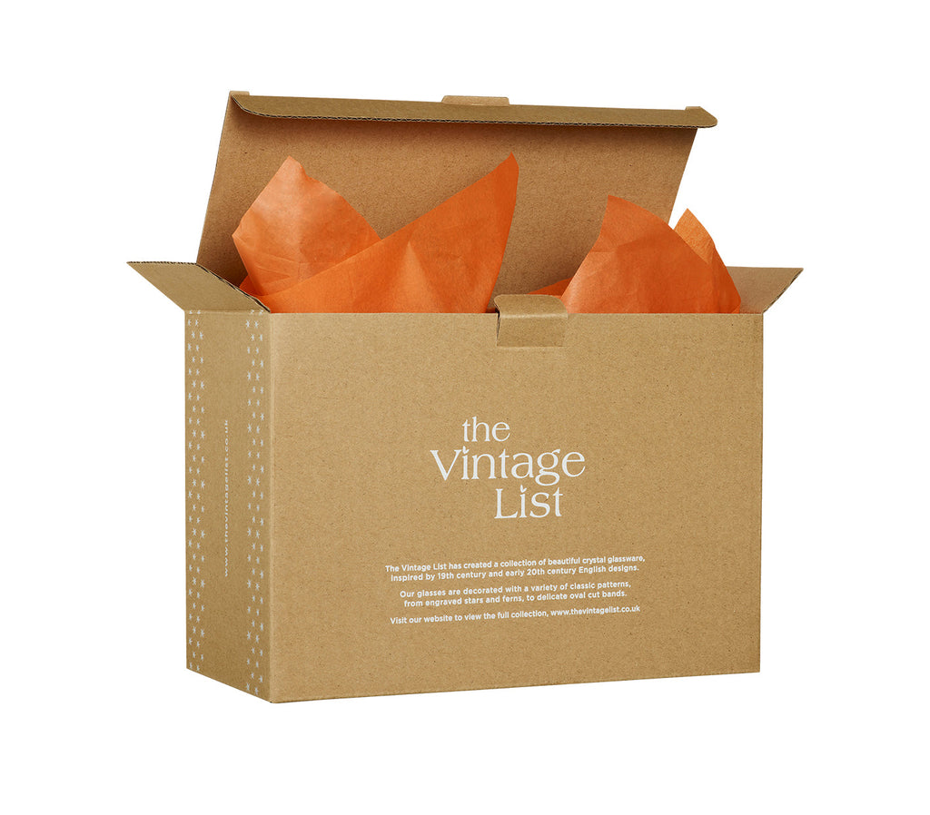 Crystal Martini Glasses With Lens Design, Set of 2