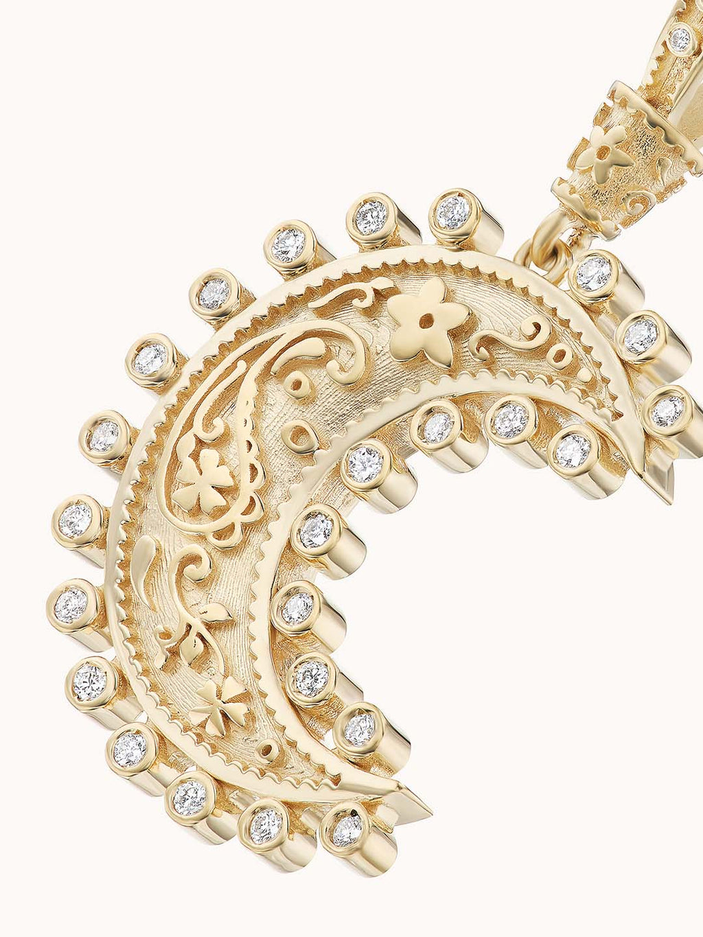 Medium Southwestern Moon Charm