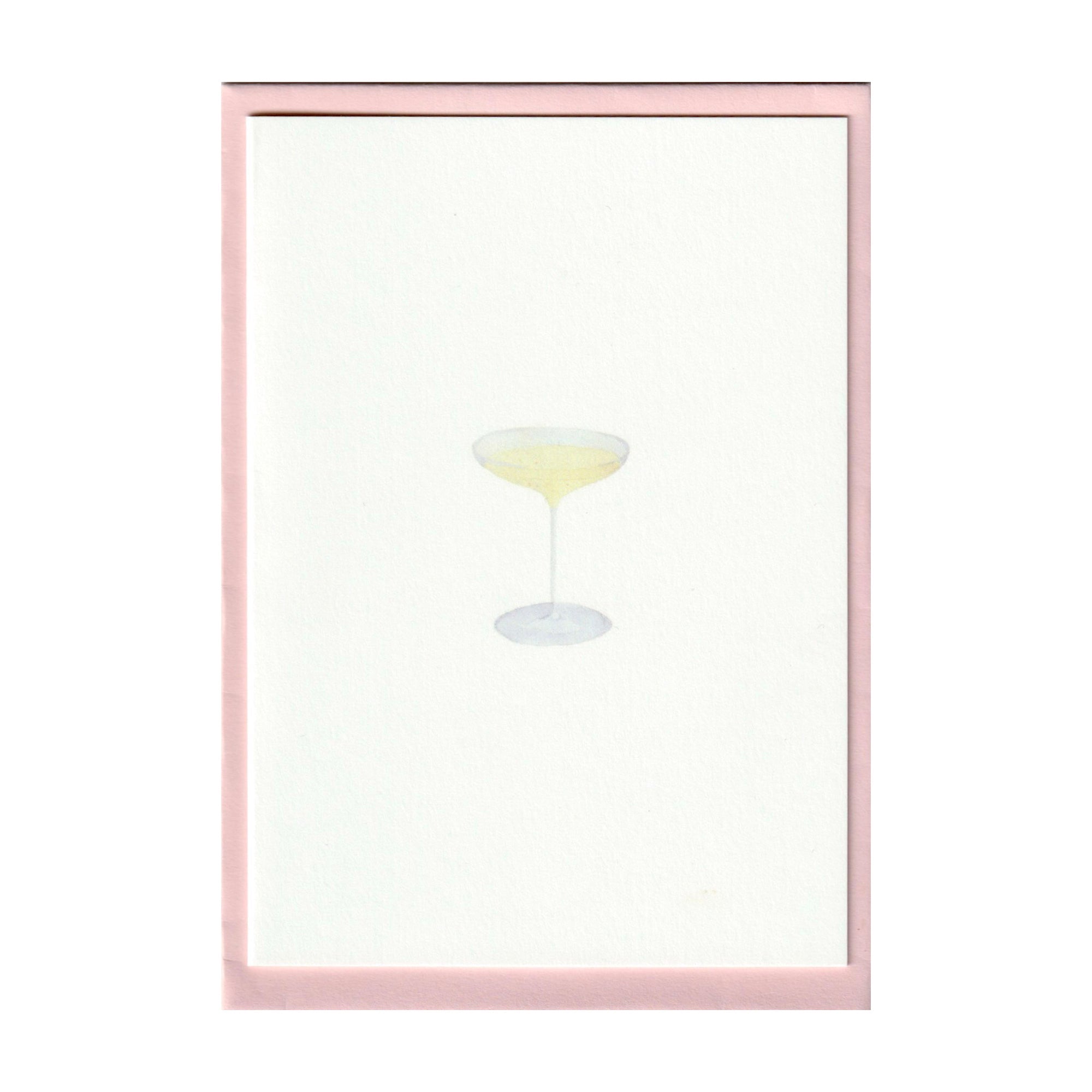 Champagne Coupe Cards, Set of 5