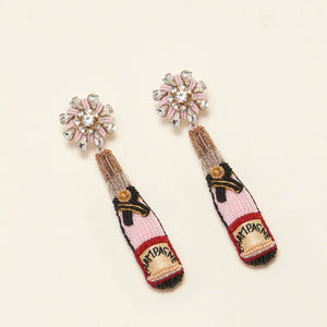 Rose Champagne Earring