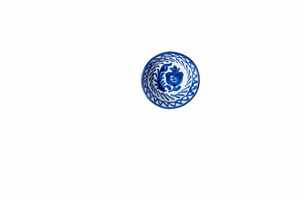 Casa Azul Mini Bowl with Hand-painted Designs
