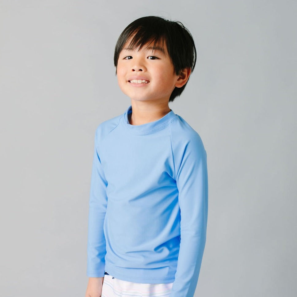 Children's Unisex Peri Blue Rashguard