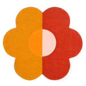 Misette-Amber-rust-flower-linen-placemat-set