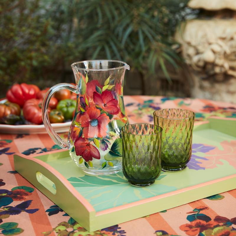 Balloton Wine Glass Dark Green