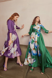 Montecito Shirt Dress Purple Iris x Rachel Levy