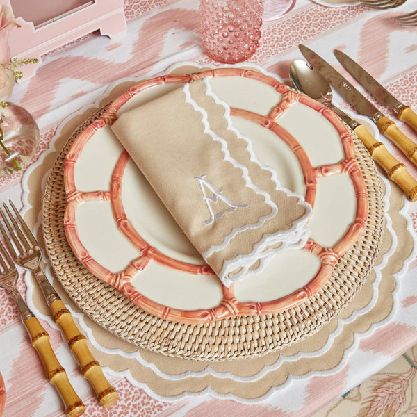 Edith Sand Placemats & Napkins (Set of 4)