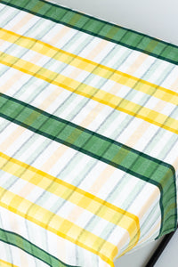 Multicolor Plaid Rectangular Tablecloth