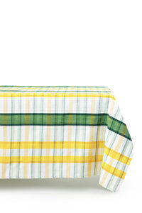 Multicolor Plaid Rectangular Tablecloth