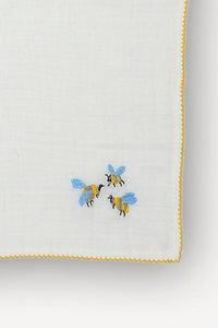 Bumblebee Embroidered Shawl Blanket