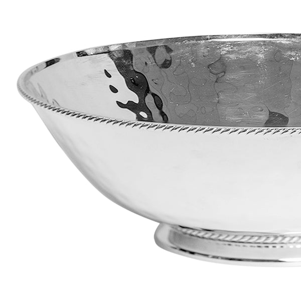 Graham Silver Serving Bowl