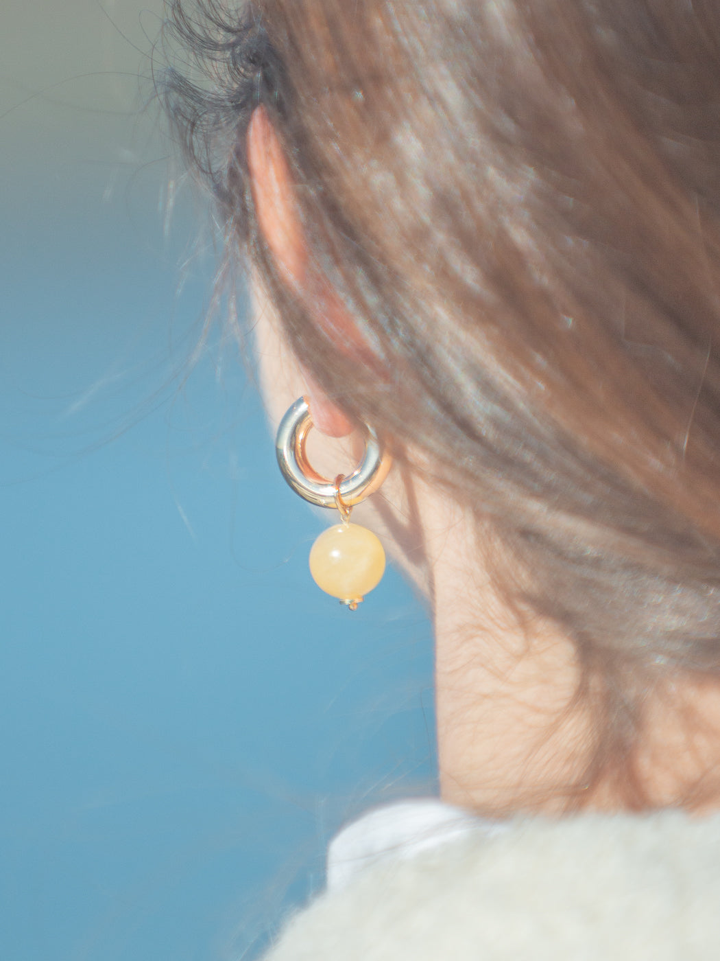 Nat Earrings in Yellow