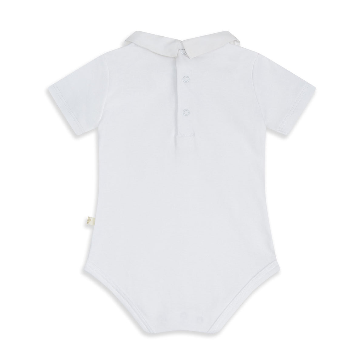 Airplane Embroidered Collar Onesie