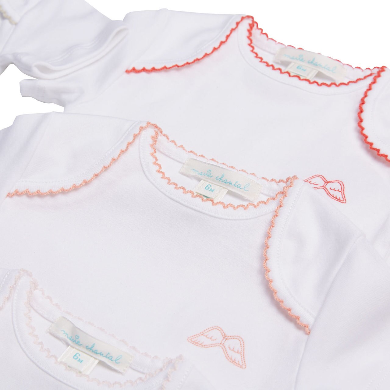 Picot Onesies, Set of 7