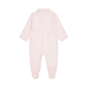 Angel Wing Sleepsuit With Mittens in Pink