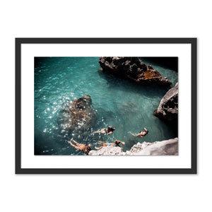 Swimming With Friends Print