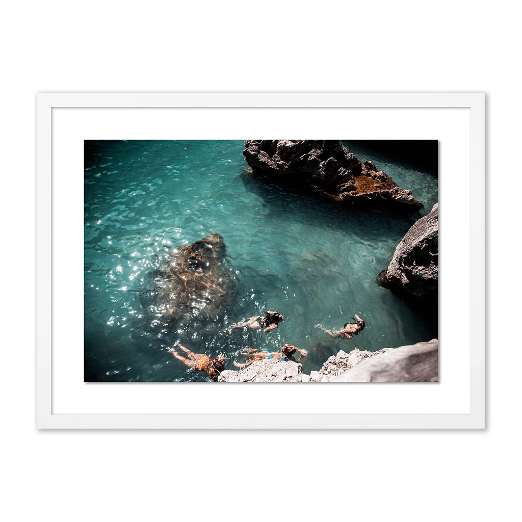 Swimming With Friends Print | Over The Moon