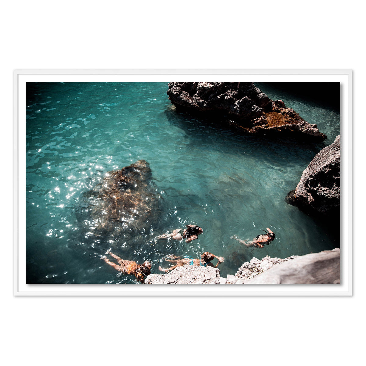 Swimming With Friends Print