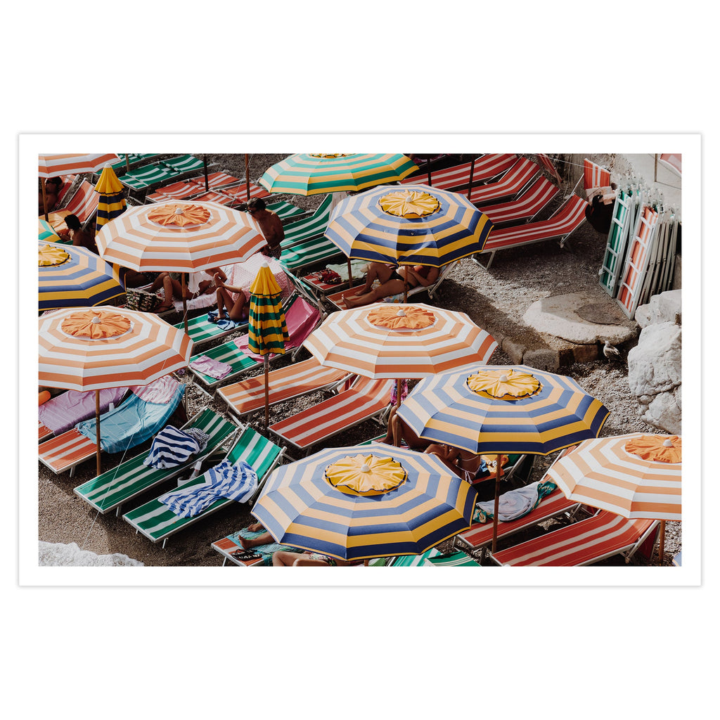 Rainbow Umbrellas Print