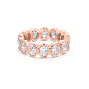 NS Bezel Oval Eternity Band