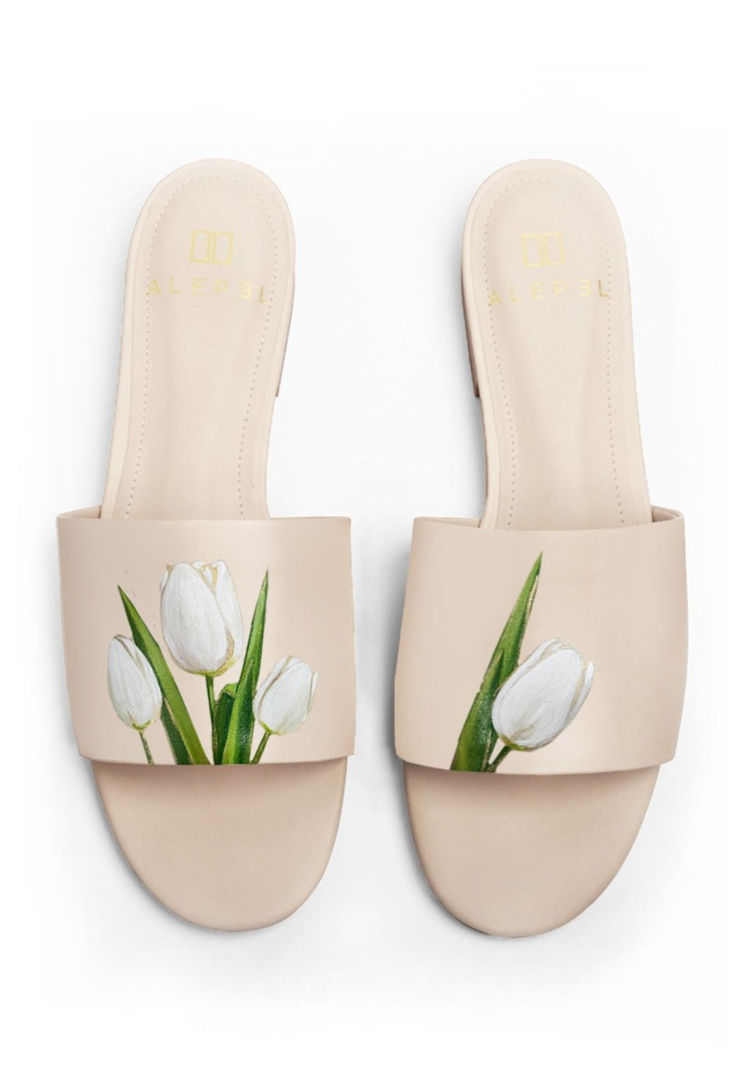 Tulips Beige Slide