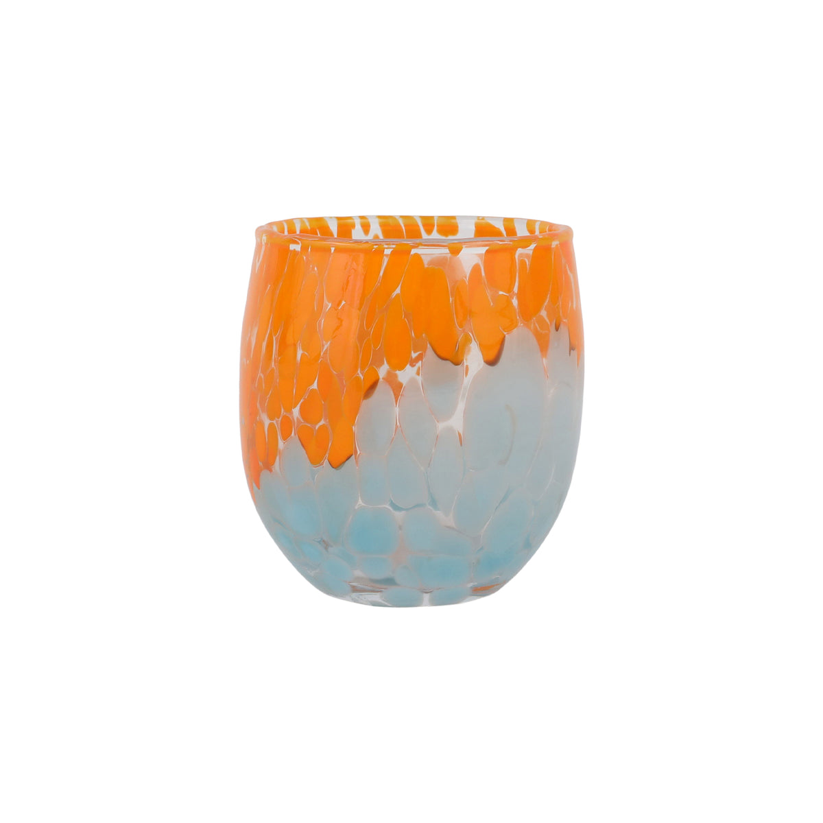 Nuvola Double Old Fashioned Glass in Orange