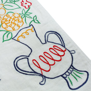 Fete Linen Embroidered Runner