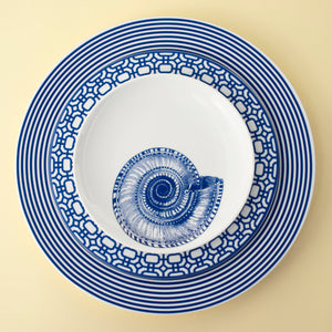 Newport Racing Stripe Dinner Plate - Caskata