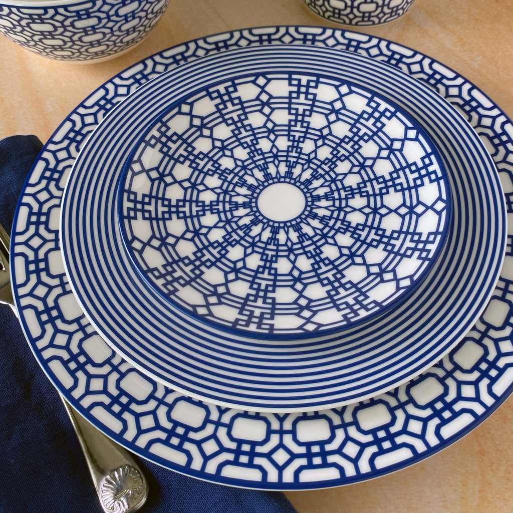 Garden Gate Dinner Plate and Newport Dinnerware from Caskata