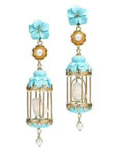 Aviary Classic in Turquoise & White