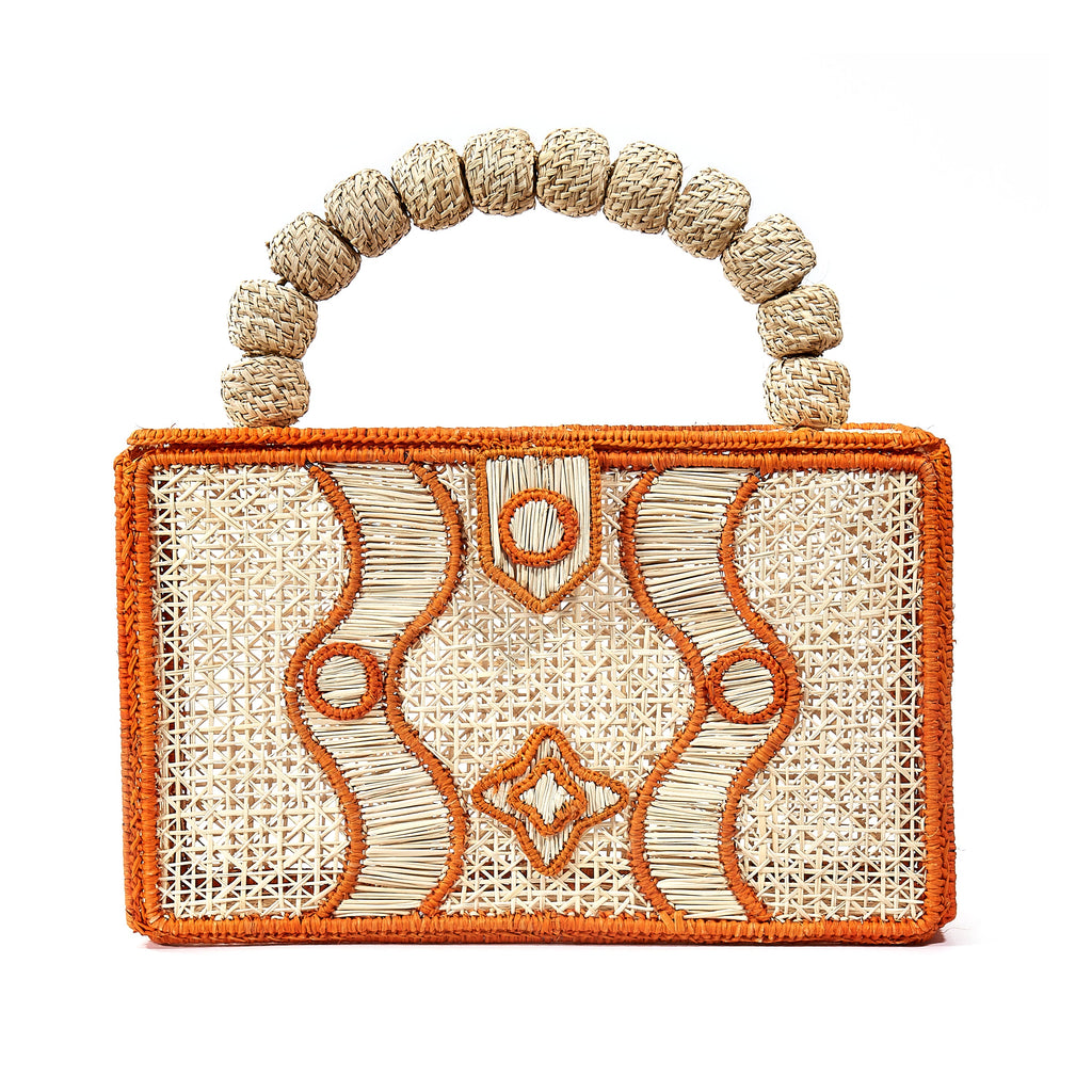 Cage discount clutch bag