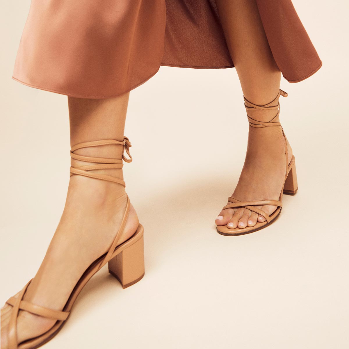 The Soho Sandal in Desert Nappa