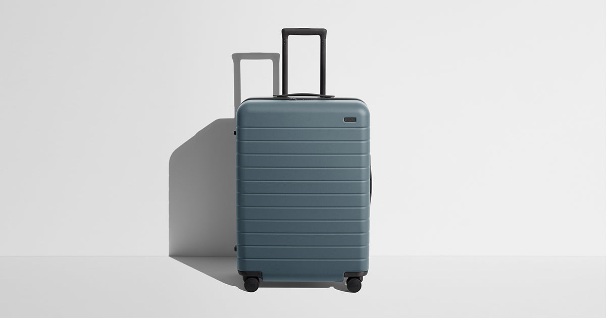 The Medium Suitcase-Olive Green
