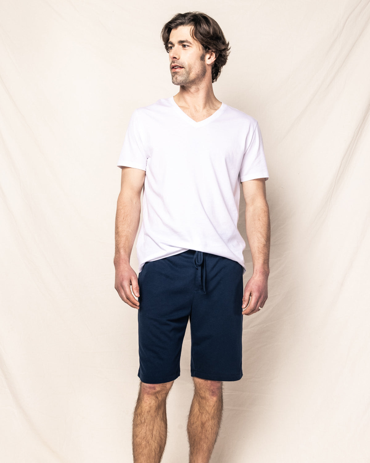Pima Cotton Men’s Navy Shorts