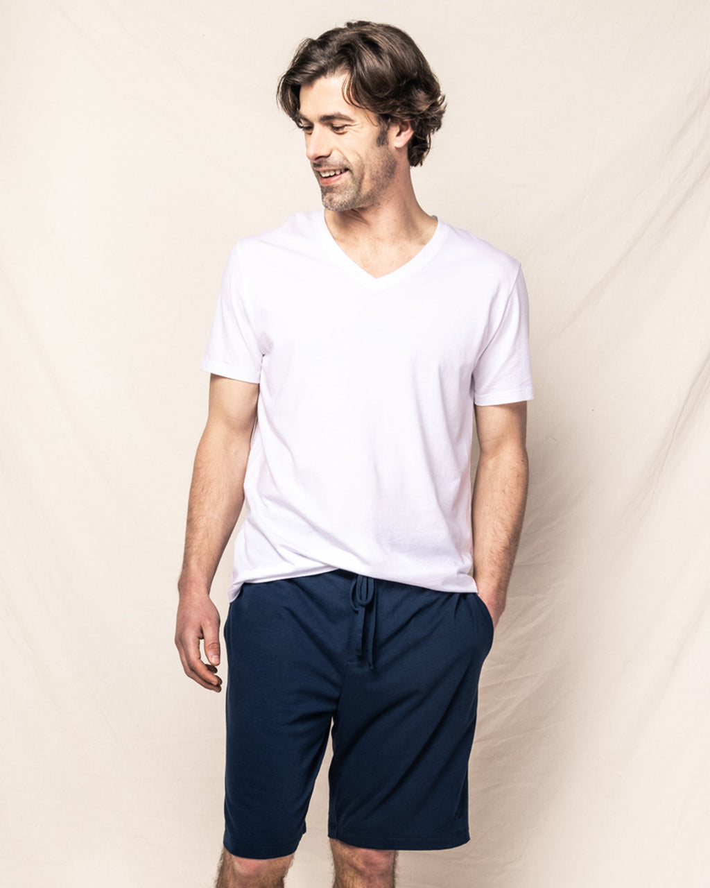 Pima Cotton Men’s Navy Shorts