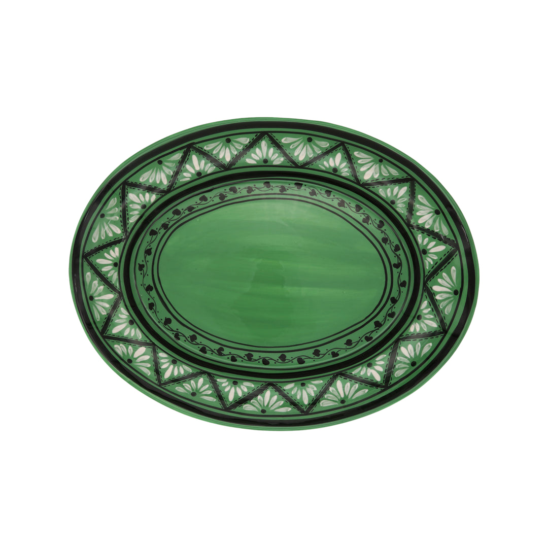 Gigi Green Oval Platter