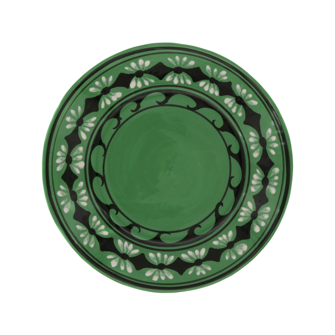 Gigi Green Dessert Plate