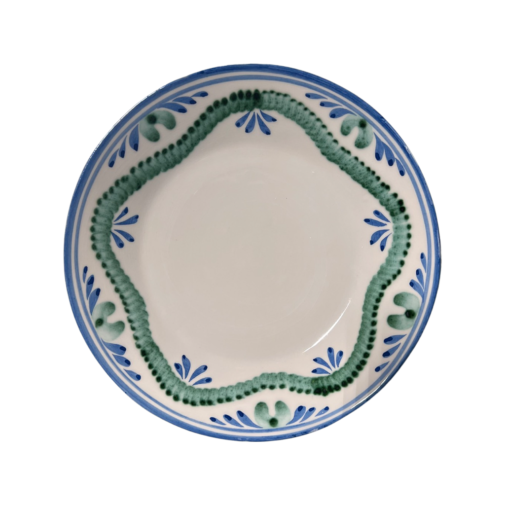 Caterpillar Blue Dessert Plate